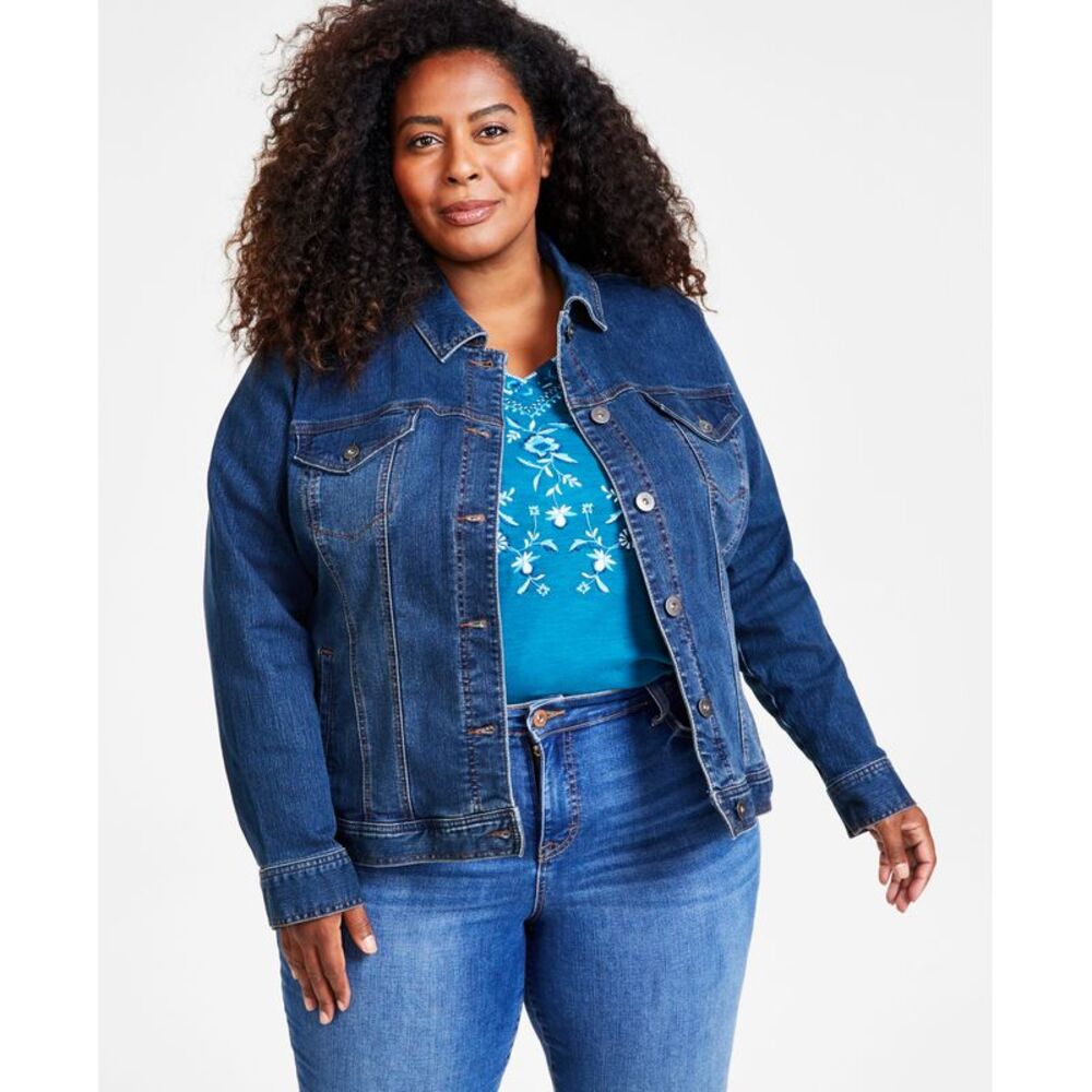 Style & Co Plus Size Denim Jacket